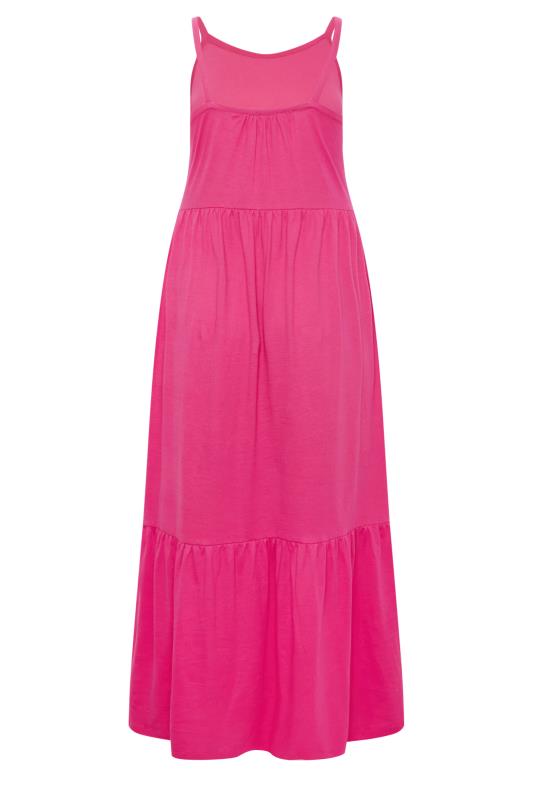 YOURS Plus Size Pink Maxi Sundress | Yours Clothing 7