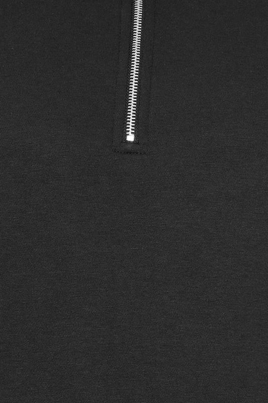 BadRhino Big & Tall Black Quarter Zip Sweatshirt | BadRhino 6