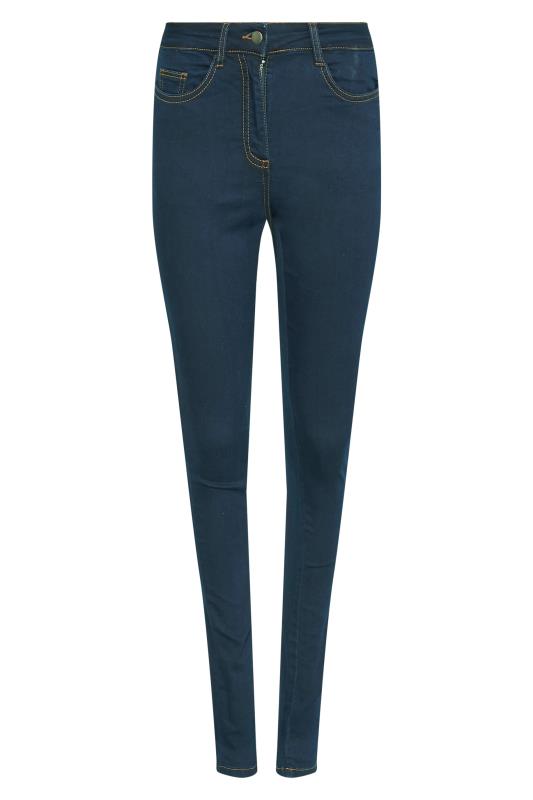 LTS Tall Indigo Blue Washed AVA Skinny Jeans 5
