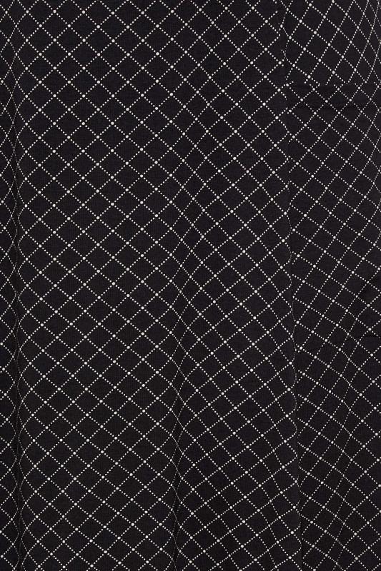 Plus Size Black Diamond Print Maxi Skirt | Yours Clothing 4