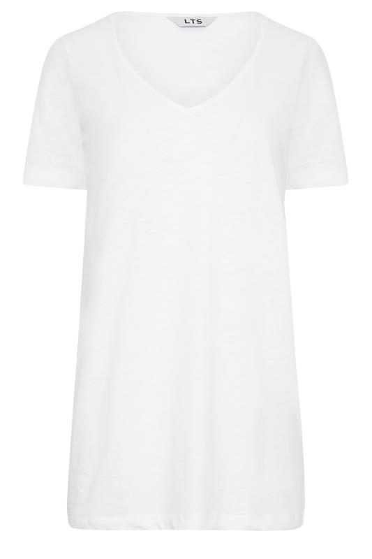 LTS Tall Women's White Short Sleeve Cotton T-Shirt | Long Tall Sally 6