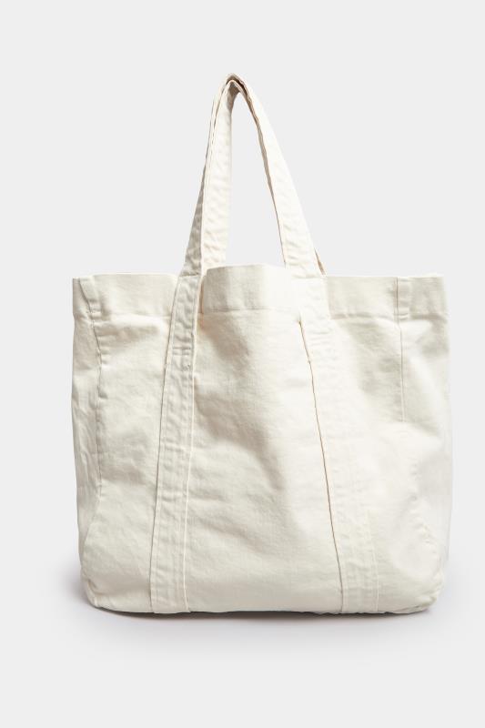 Khaki Green Denim Shopper Bag | Yours Clothing 4
