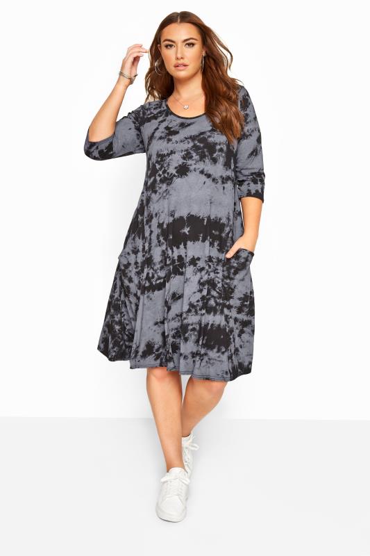 swing dress with pockets plus size