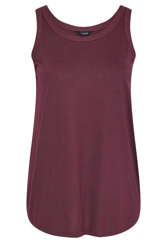 Curve Berry Red Marl Vest Top 6