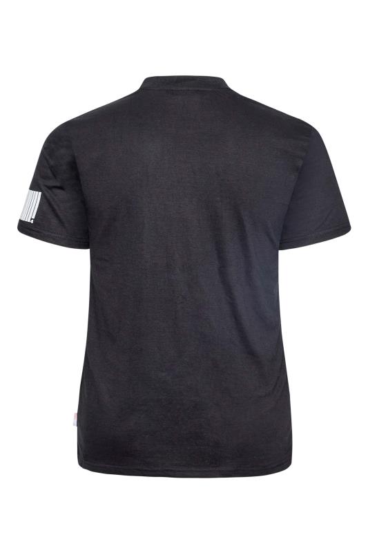304 CLOTHING Big & Tall Black Barcode Tab T-Shirt 4