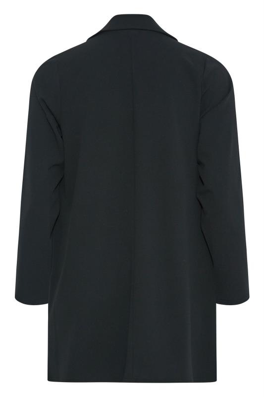 LIMITED COLLECTION Curve Black Button Front Blazer 7