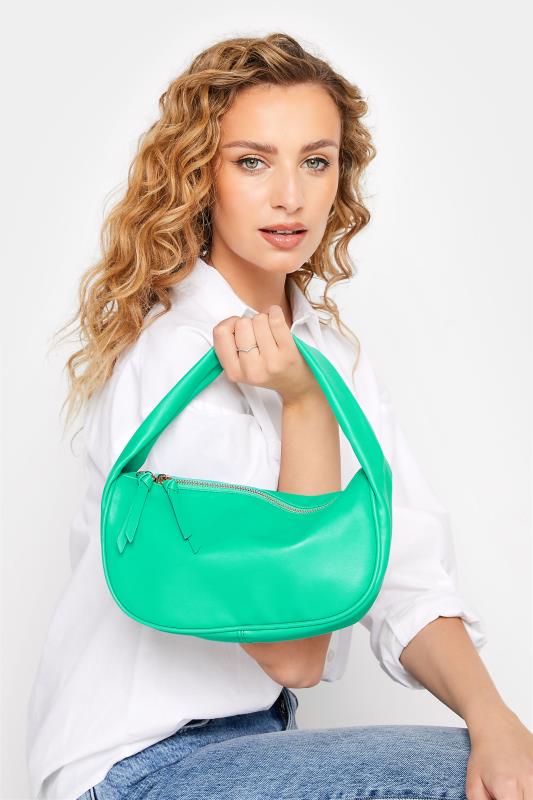 Bright Green Slouch Handle Bag 2