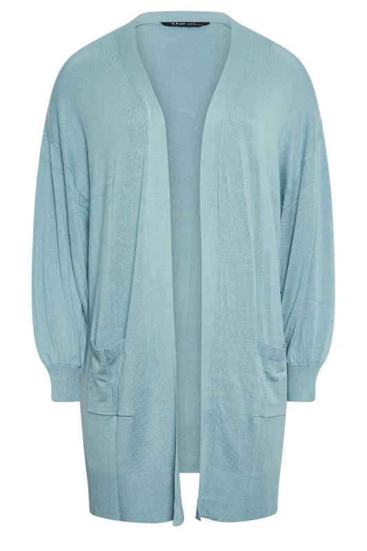 Yours Plus Size Blue Cardigan | Yours Clothing 5