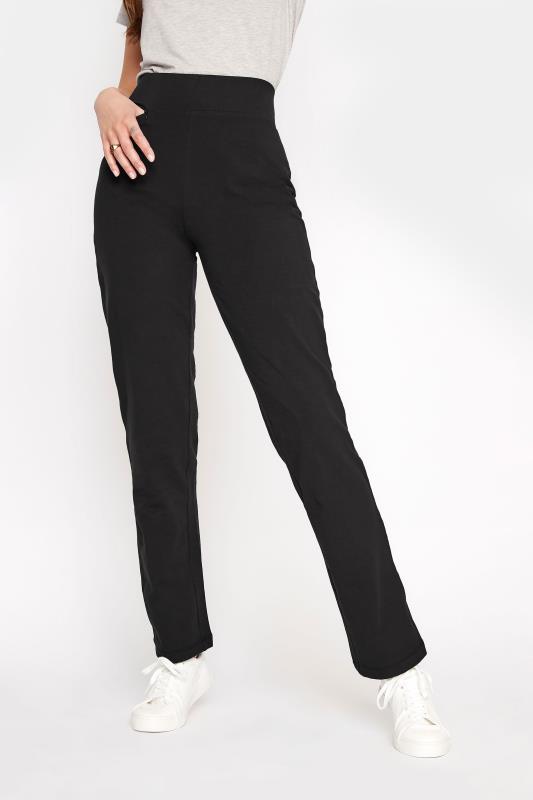 Black Slim Leg Yoga Pants | Long Tall Sally 2