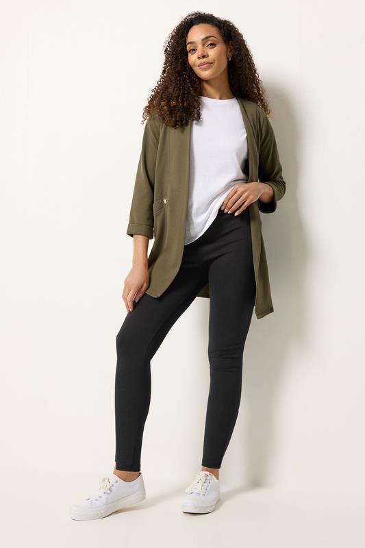 M&Co Black Ponte High Waisted Leggings | M&Co 1