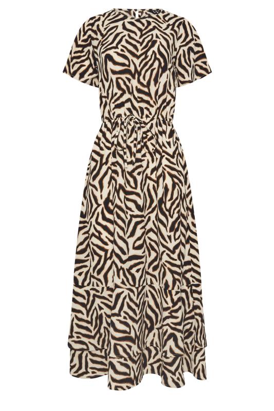LTS Tall Cream Animal Print Midaxi Dress | Long Tall Sally 5