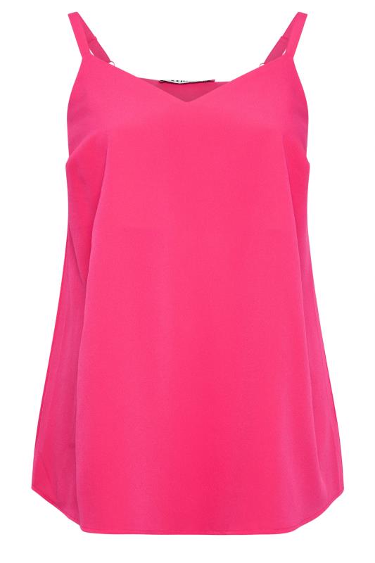 YOURS Plus Size Pink Cami Top | Yours Clothing 5