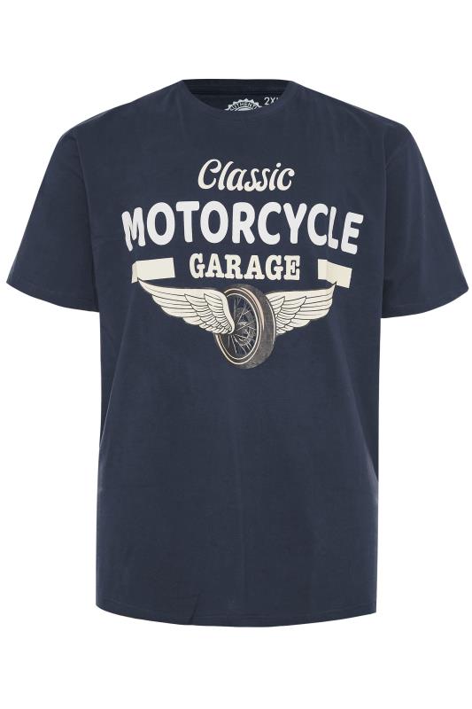 KAM Blue Classic Motorcycle T-Shirt_F.jpg