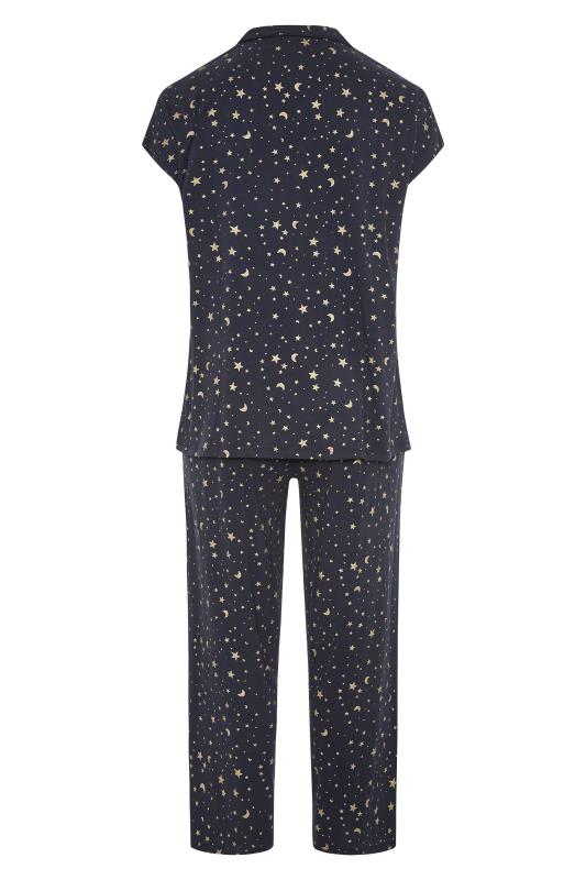 Curve Navy Blue Star & Moon Pyjama Set 7