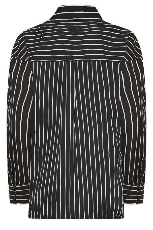 LTS Tall Women's Black Stripe Longline Shirt | Long Tall Sally 7