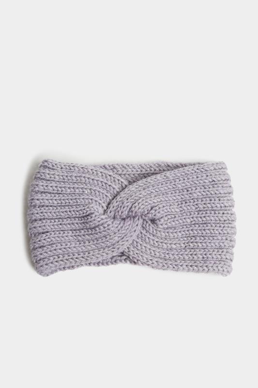 Grey Knitted Twist Headband_A.jpg