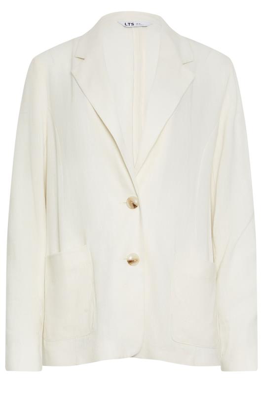 LTS Tall Women's White Linen Blazer | Long Tall Sally 6