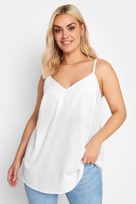  YOURS Curve White Cami Vest Top