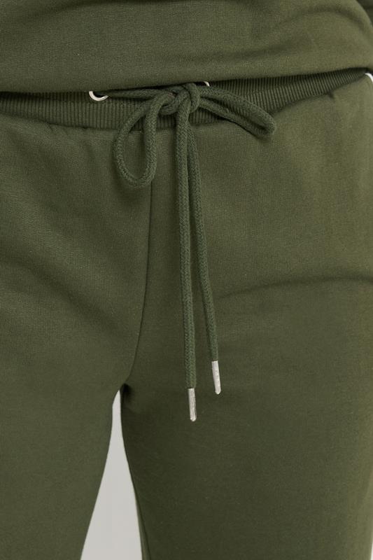 LTS Tall Women's Khaki Green Pipe Wide Leg Trousers | Long Tall Sally 4