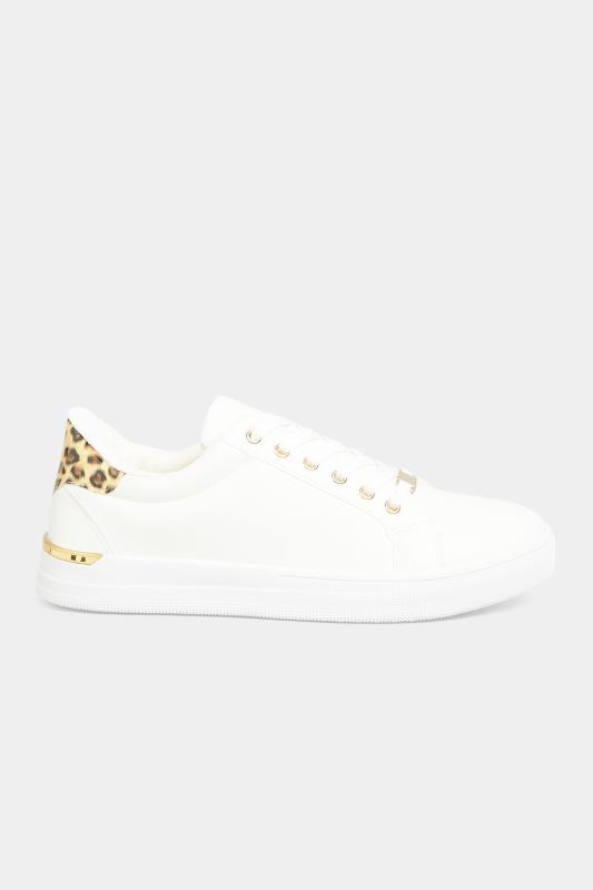 White Leopard Print Heel Lace Up Trainers In Wide E Fit_B.jpg