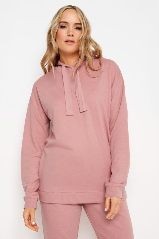  Grande Taille LTS Tall Pink Drop Shoulder Hoodie