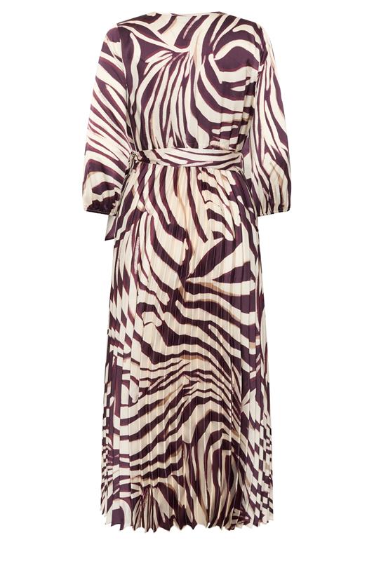 STAR Brown Zebra Pleated Dress | StarByJM 2