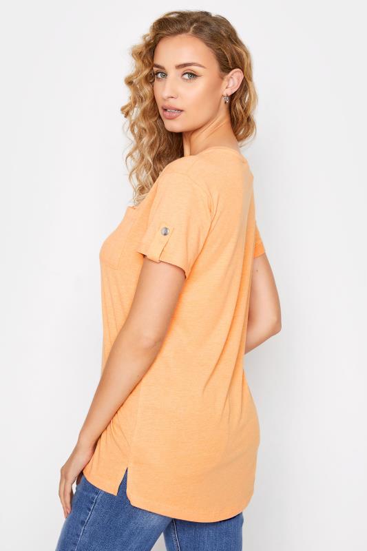 Tall Women's LTS Orange Pocket T-Shirt | Long Tall Sally 3