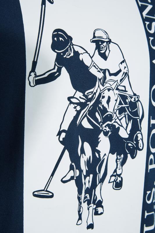 U.S. POLO ASSN. Navy Blue Rider Print T-Shirt | BadRhino 2