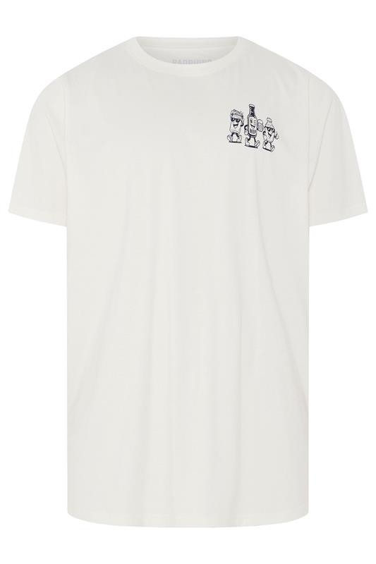 BadRhino Big & Tall Off White Beer Graphic T-Shirt | BadRhino 8