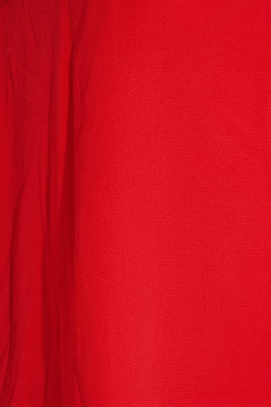 LIMITED COLLECTION Curve Red Shirred Strap Vest Top_Z.jpg