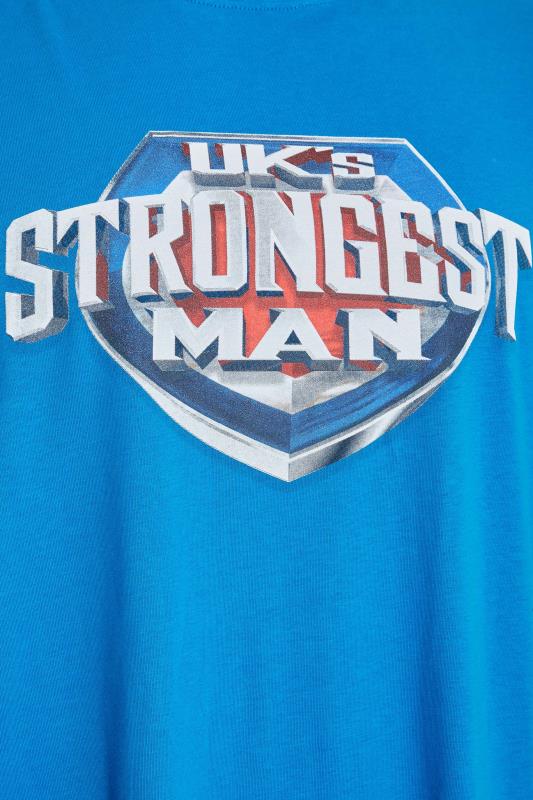 BadRhino Big & Tall Blue Ultimate Strongman T-Shirt 3