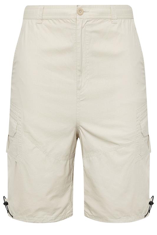 BadRhino Big & Tall Stone Brown Long Length Cargo Shorts | BadRhino 5