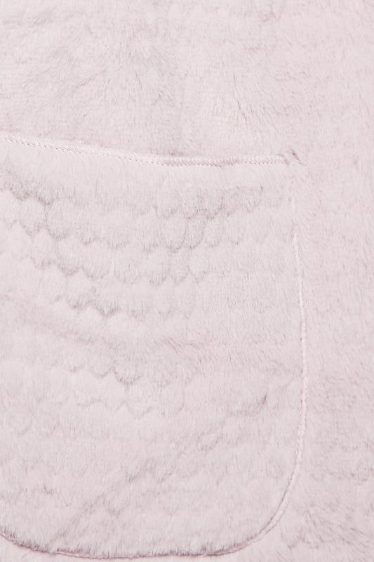 YOURS LUXURY Plus Size Pink Faux Fur Hooded Jacket | Yours Clothing 6