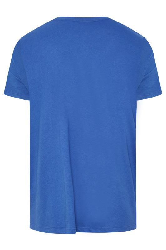 YOURS Curve Plus Size Dark Blue 'Santa Monica' Slogan T-Shirt | Yours Clothing  7