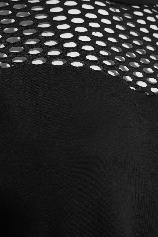 LIMITED COLLECTION Curve Black Long Sleeve Fishnet Top_S.jpg