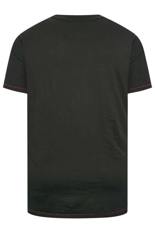 D555 Big & Tall Black California Skull T-Shirt | BadRhino 4
