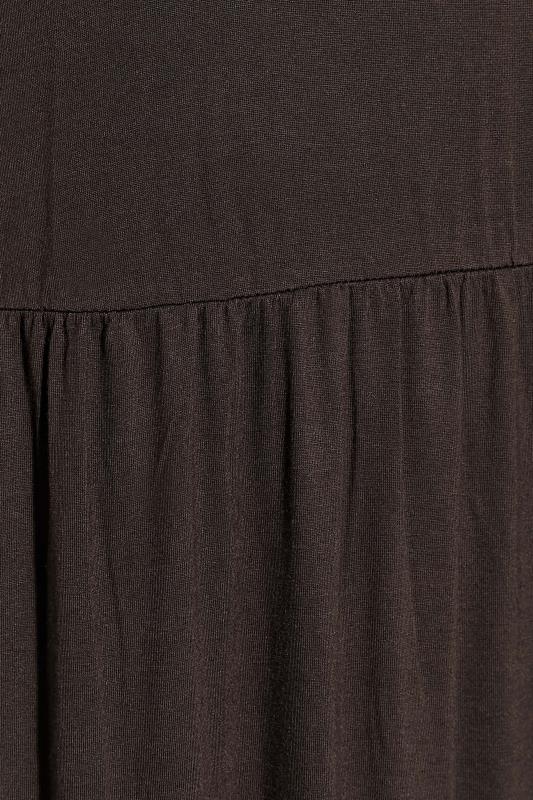 LIMITED COLLECTION Plus Size Chocolate  Brown Throw On Maxi Dress | Yours Clothing 5