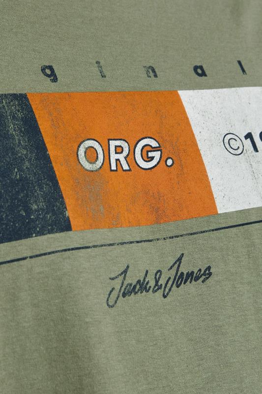 JACK & JONES Big & Tall Green Brady T-Shirt 3
