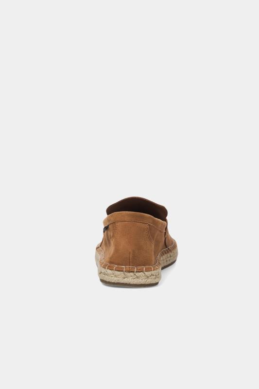 JACK & JONES Big & Tall Brown Espadrille Loafers | BadRhino 4