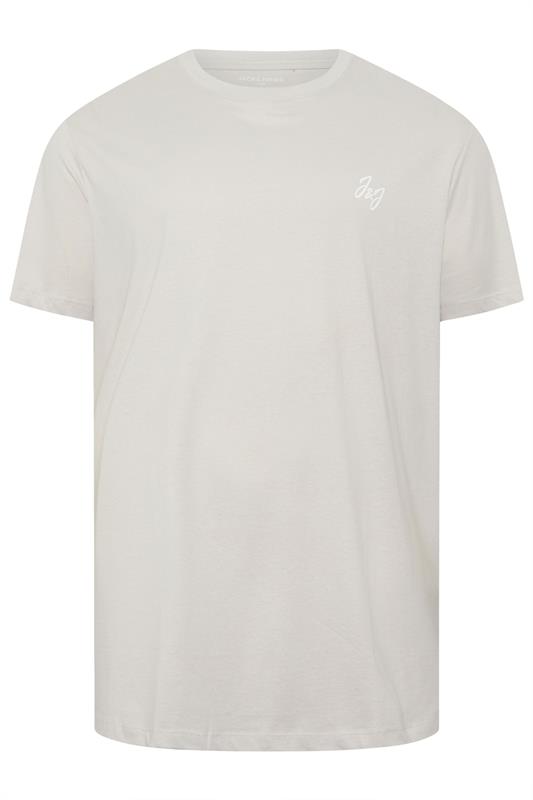 JACK & JONES Big & Tall 5 PACK White/Blue/Black/Green/Off-White T-Shirts | BadRhino 6