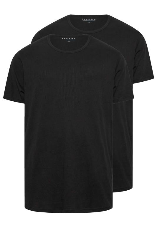 BadRhino Big & Tall 2 PACK Black Thermal T-Shirts | BadRhino 4