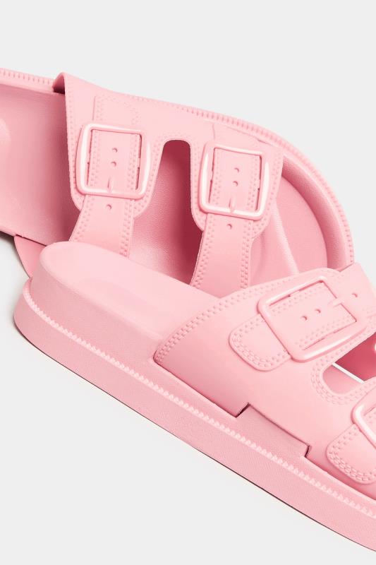 PixieGirl Pink Double Buckle Slider Sandals In Standard D Fit_D.jpg