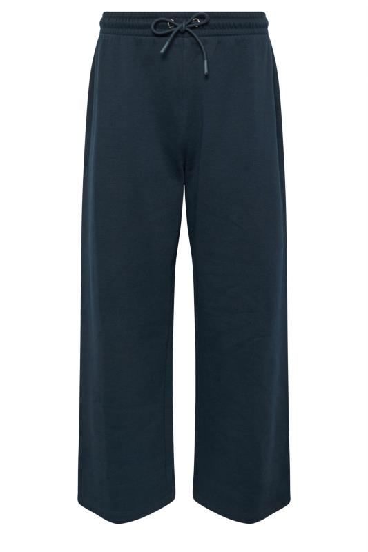 M&Co Petite Navy Blue Wide Leg Joggers | M&Co 5