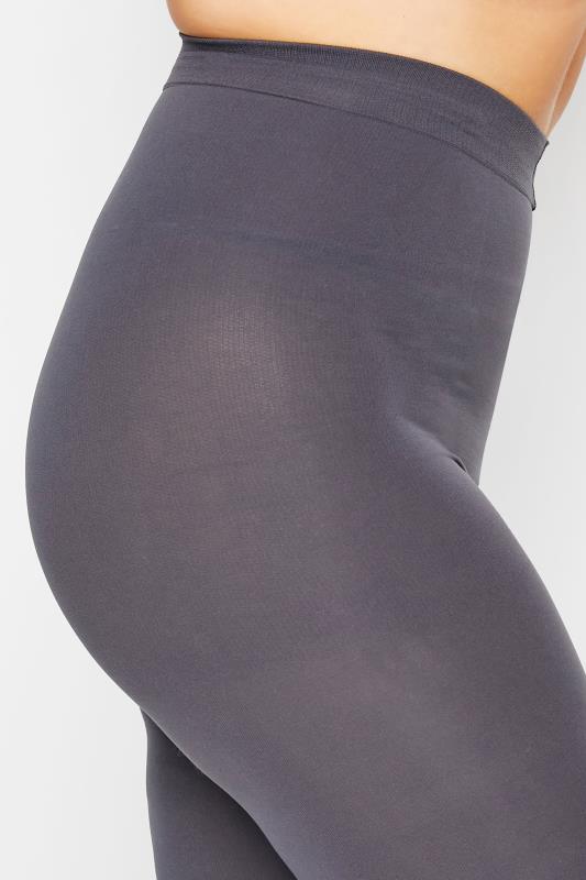 Grey 90 Denier Tights | Yours Clothing 2