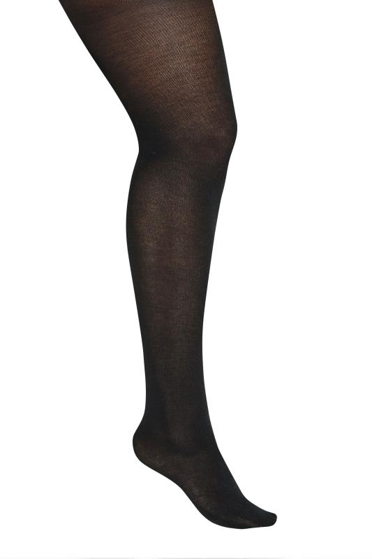 YOURS Curve Black Soft Touch Tights | Yours Clothing  2