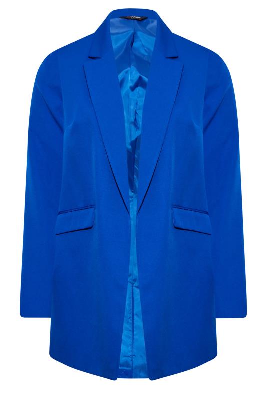 Plus Size Cobalt Blue Tailored Blazer | Yours Clothing 7