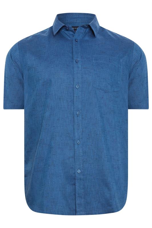 BadRhino Big & Tall Blue Marl Short Sleeve Shirt | BadRhino 2