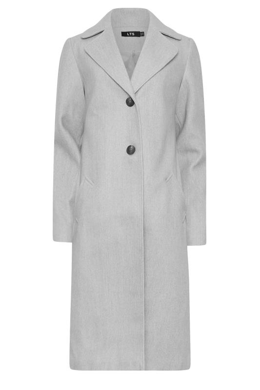 LTS Tall Grey Single Breasted Formal Coat | Long Tall Sally 5