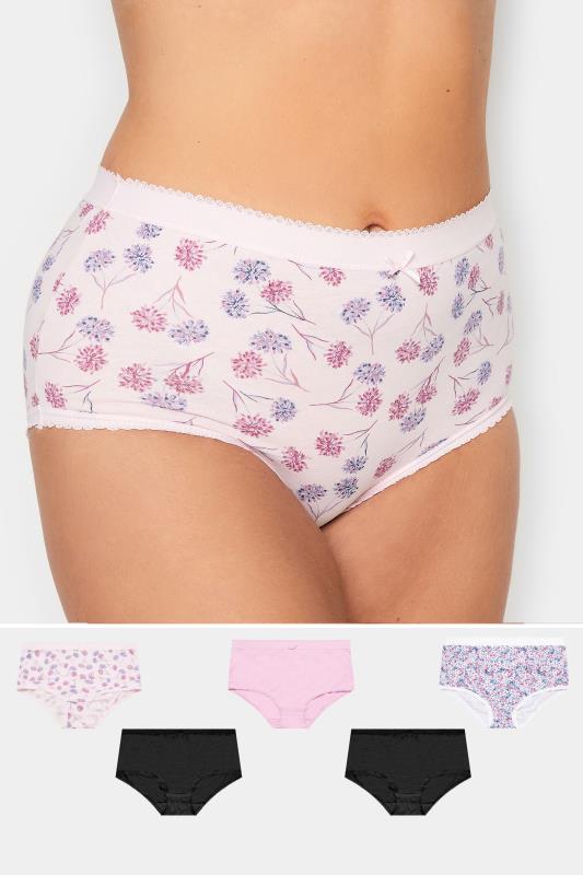 Plus Size Multipack Knickers, Cotton Knickers