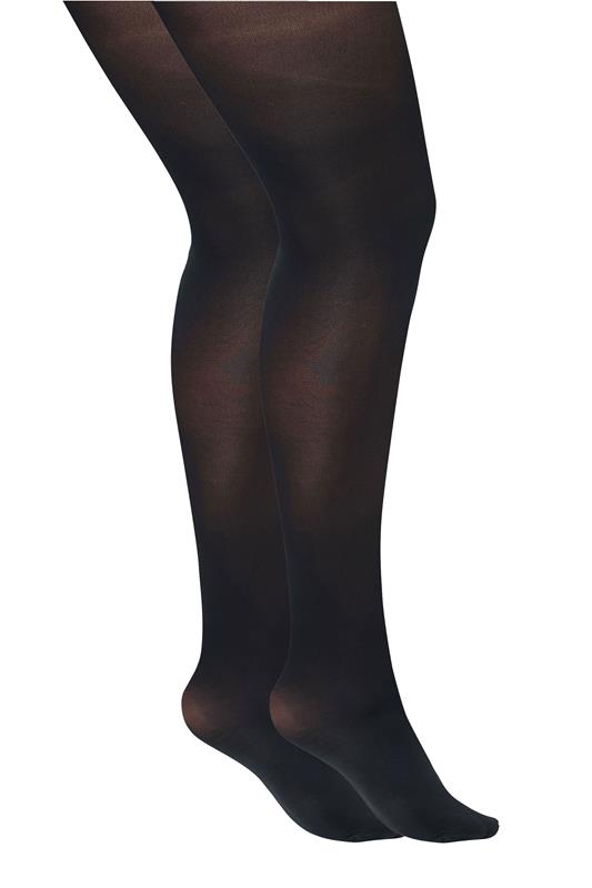  YOURSET 2 PACK Black 80 Denier Tights